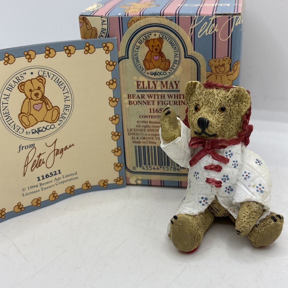 CENTIMENTAL BEARS 1994 Elly May WITH‎ BOX BY ENESCO